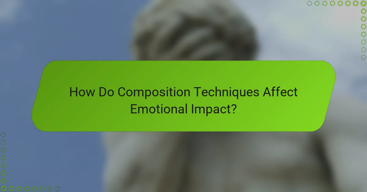 How Do Composition Techniques Affect Emotional Impact?